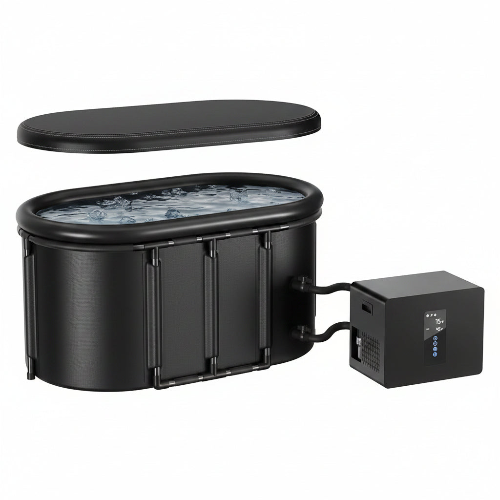 Cold Plunge Tub Built for Home Recovery, 1/3HP Chiller, 148 Gallon Capacity, Down to 42°F