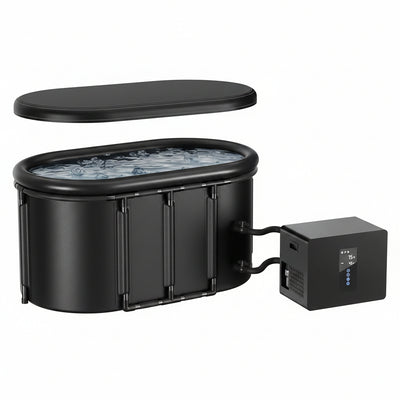 Cold Plunge Tub Built for Home Recovery, 1/3HP Chiller, 148 Gallon Capacity, Down to 42°F