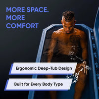 Cold Plunge Tub Built for Daily Recovery, Iceless Cooling, 90 Gallon Capacity, LLDPE Construction