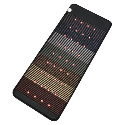 Infrared Heating Therapy Mat Designed for Relaxation, PEMF Technology, 7 Natural Gemstones, Portable Design